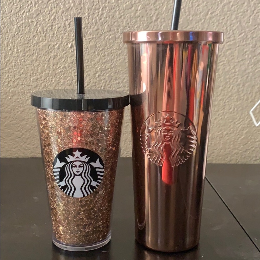 new-  starbucks tumblers set of 2.